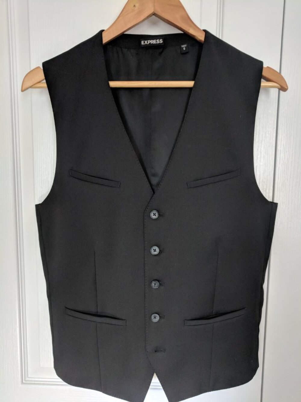 Express Men Vest Size Small Black